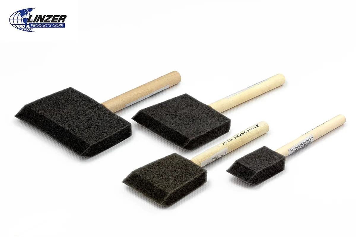 Малярський пензель з поролону Linzer Economy Foam для фарбування кутів 50 мм - 137736