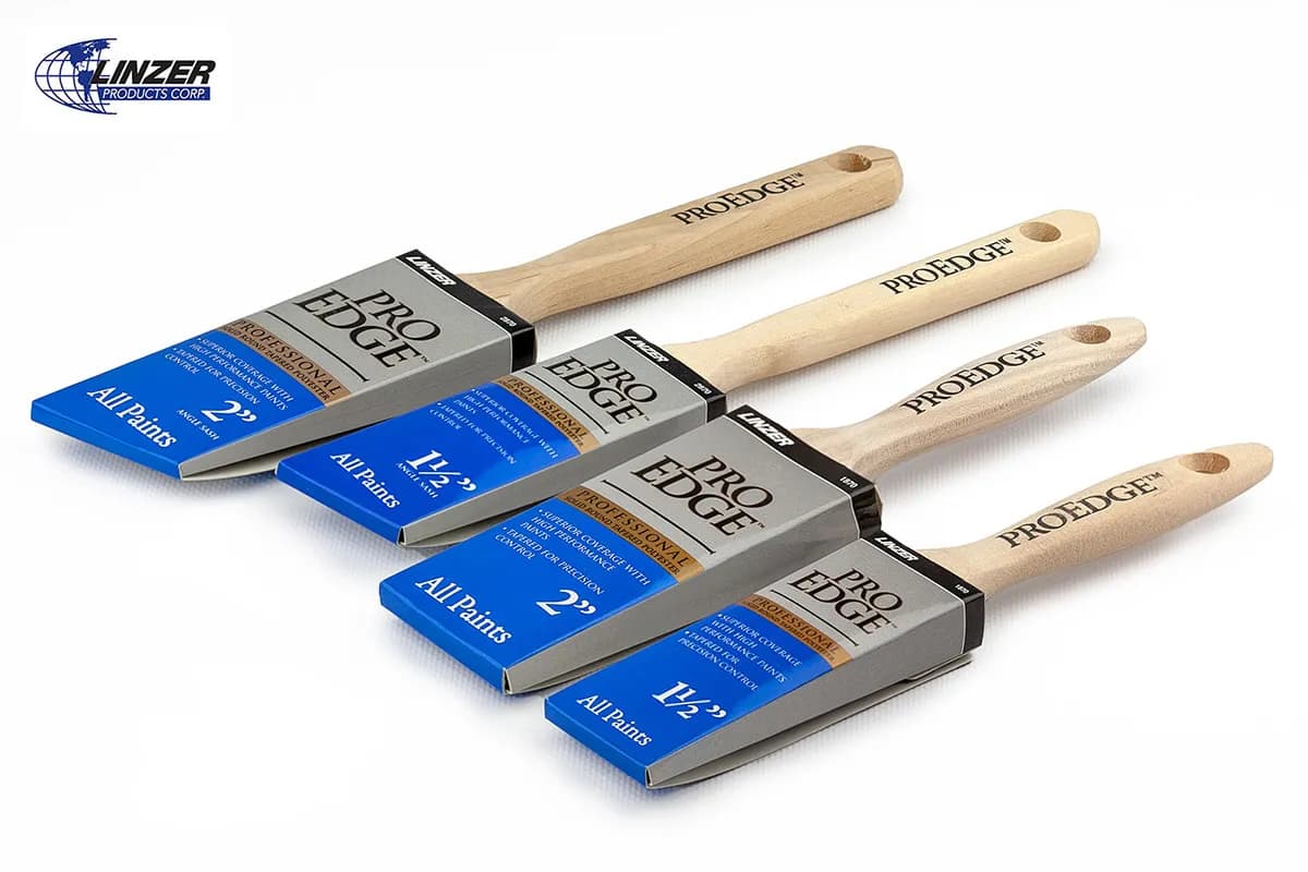 Пензель малярський Linzer Pro Edge 1½"" (38,1мм) косий зріз - 137792