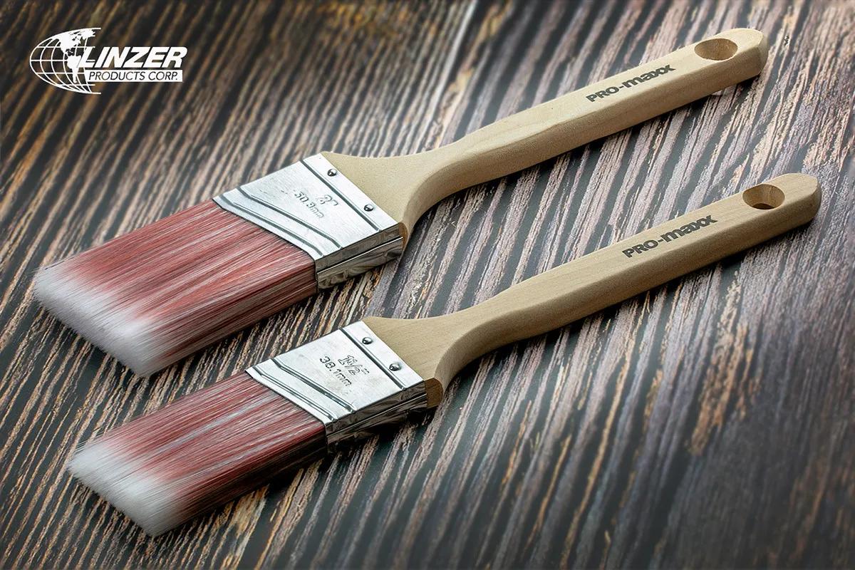Пензель малярський Linzer Pro-maxx 1½"" (38,1мм) косий зріз - 137817