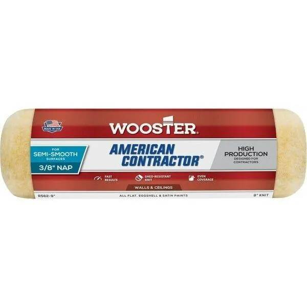 Валик малярний Wooster American Contractor R562-9, 23 см, ворс 10 мм - 138521