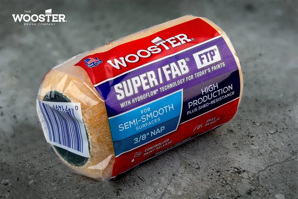 Валик малярний Wooster Super/Fab 10 см, ворс 10 мм - 138758