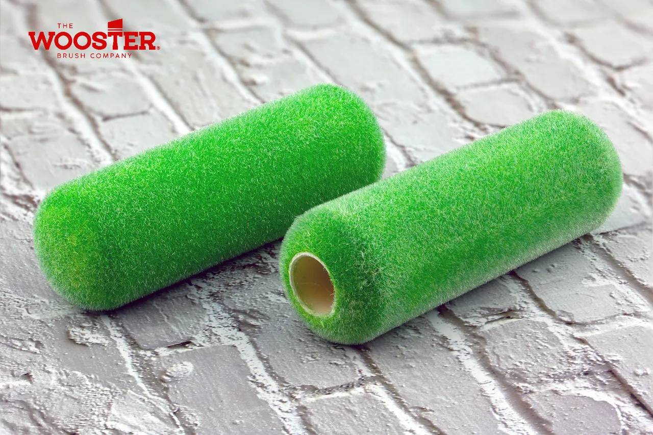 Комплект миниваликов Wooster Big Green Jumbo-Koter RR310-4, 10 см, 2 шт - 138787