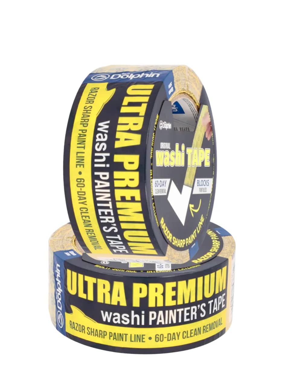 Малярный скотч (малярная лента) BLUE DOLPHIN Washi 30мм*50м (300-1-02) - 139111