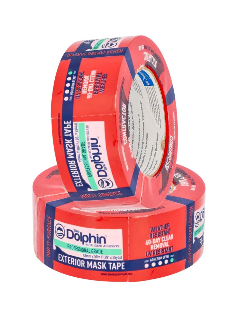 Малярный скотч (малярная лента) BLUE DOLPHIN CONTRACTOR 48мм*50м (02-1-01-EN) - 139133