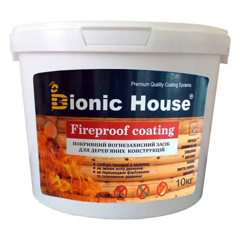 FIREPROOF COATING - Вогнезахисна фарба для дерева 10кг - 139257
