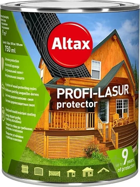Лазурь для древесины PROFI-LASUR protector ALTAX - 896817054