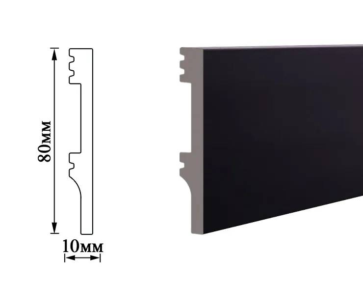 Пластиковый плинтус 8010Р-5004-4 - 139468