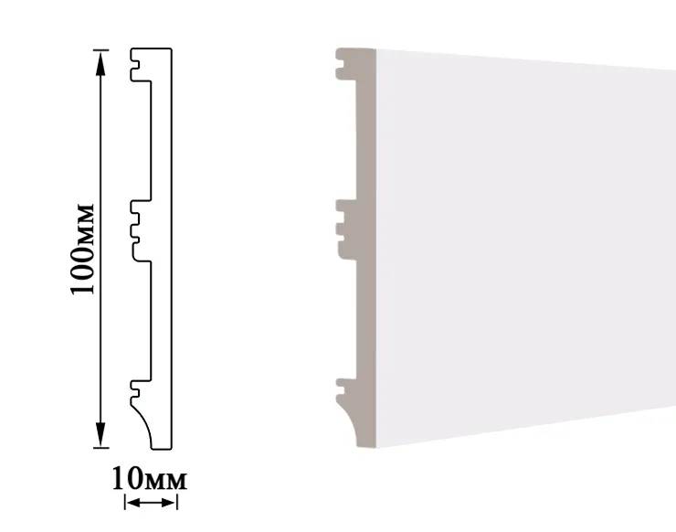 Пластиковый плинтус 10010Р-5004-3 - 139484