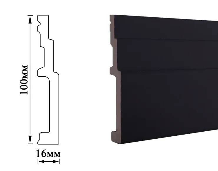 Пластиковий плінтус 10016Р-5004-4 - 139491