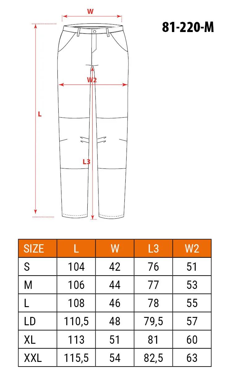 Штани робочі NEO Tools 81-220 L Сірий - 522101713