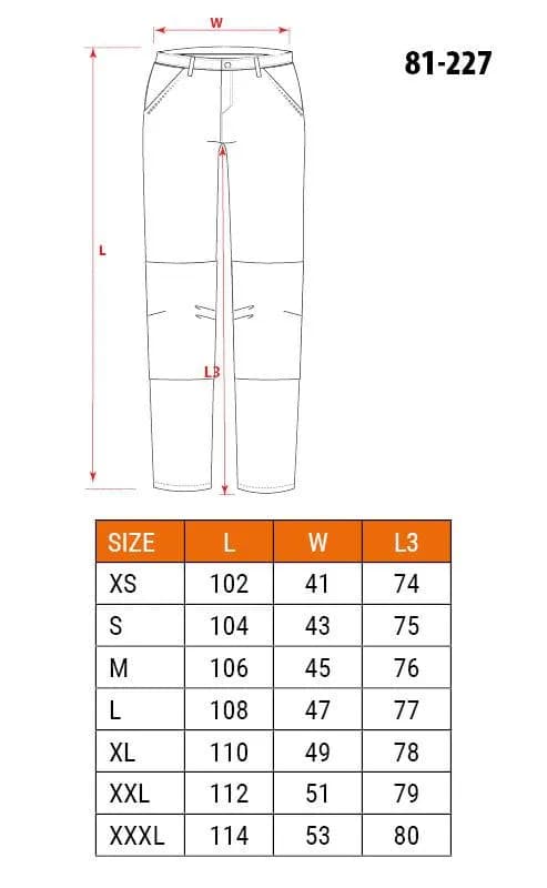 Брюки рабочие NEO Tools 81-227 L Серый - 715295292