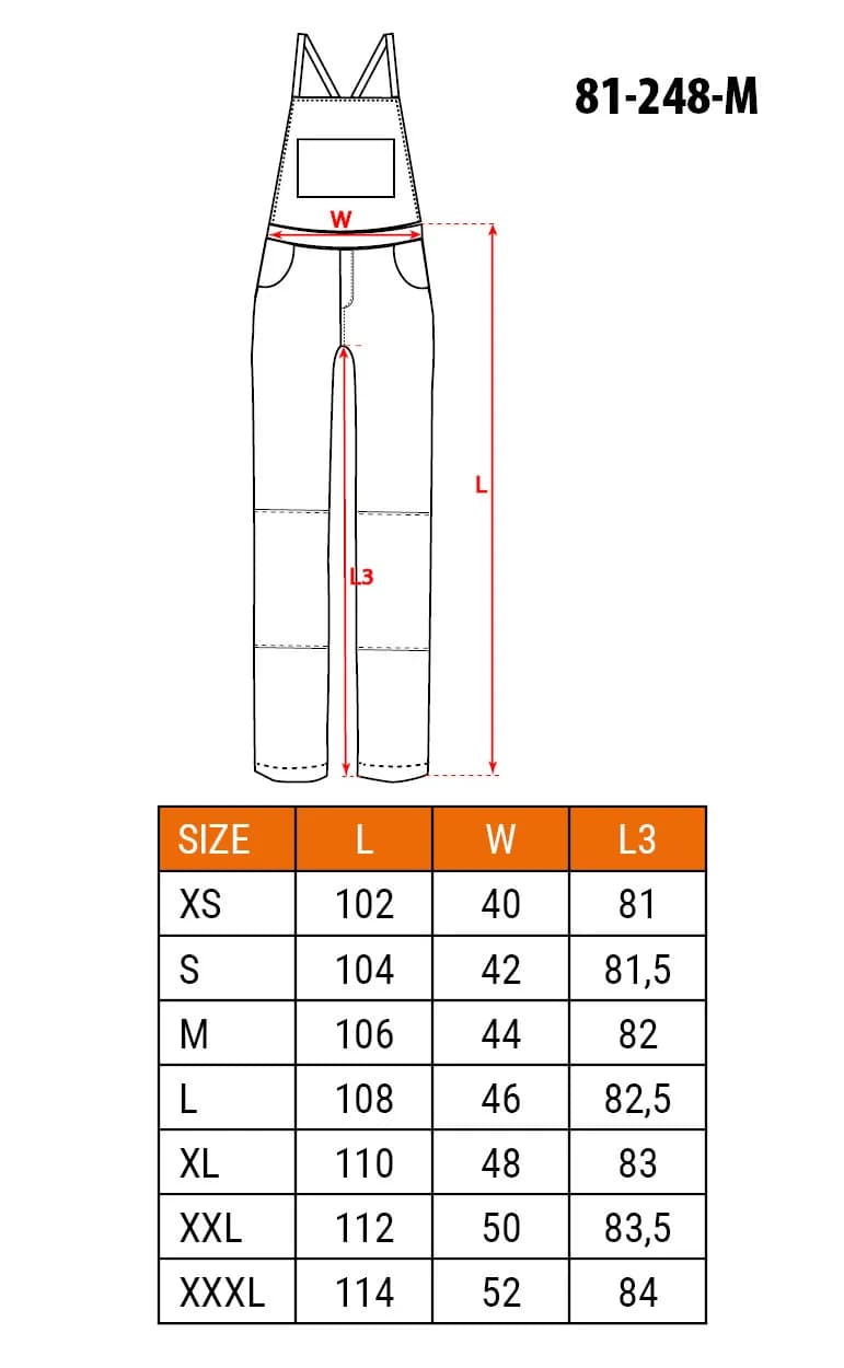 Напівкомбінезон NEO Tools 81-248 L чорний - 164182511