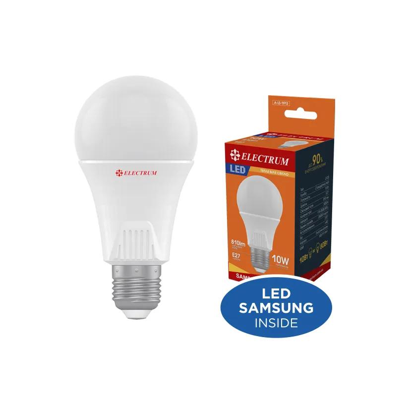 Світлодіодна лампа ELECTRUM A60 10W E27 3000K PA LS-33 (A-LS-1913) - 174650