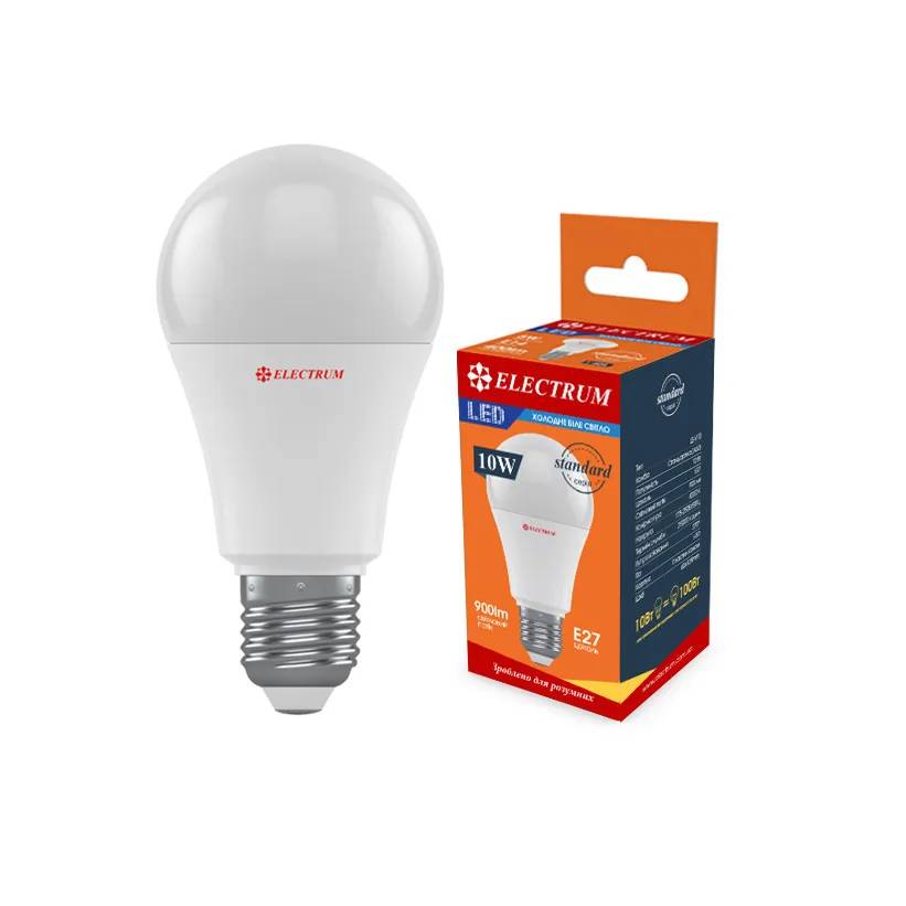 Светодиодная лампа ELECTRUM LS-V10 10W E27 4000K (A-LS-1520) - 174654