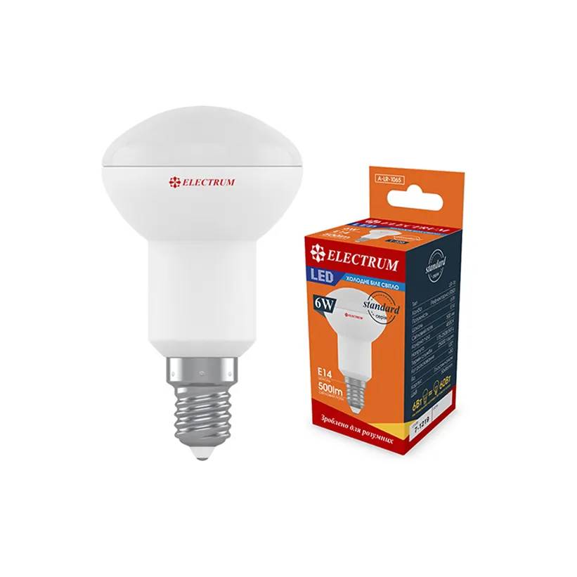 Світлодіодна лампа ELECTRUM R50 6W PA LR-16 E14 4000К (A-LR-1065) - 174670