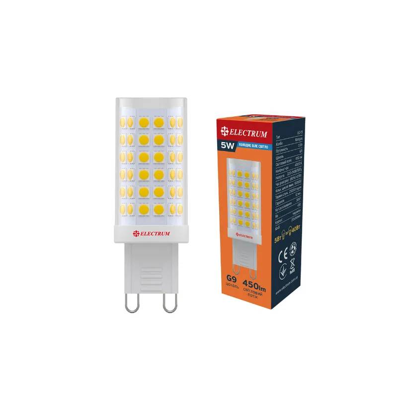 Світлодіодна лампа ELECTRUM 5W G9 4000К LC-15 (A-LC-1898) - 174700