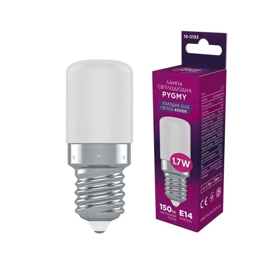 Світлодіодна лампа ELM Pygmy 1.7W E14 4000K (18-0193) - 174714