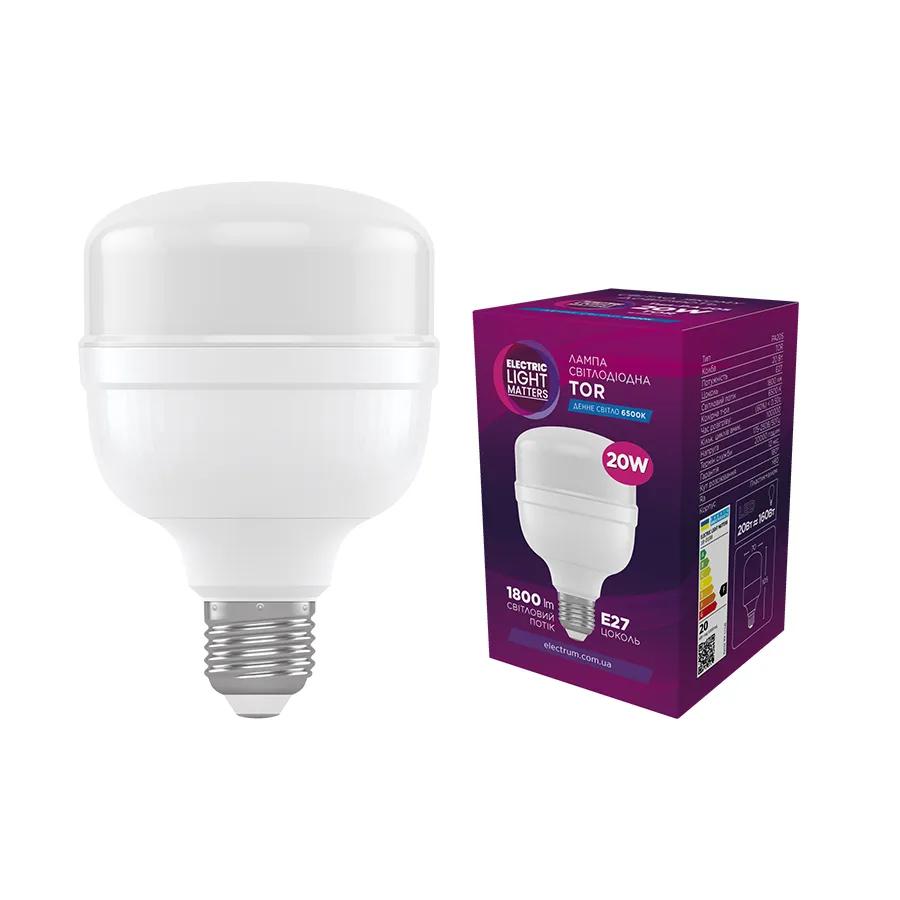 Светодиодная лампа ELM TOR 20W E27 6500K PA 20S (18-0188) - 174718