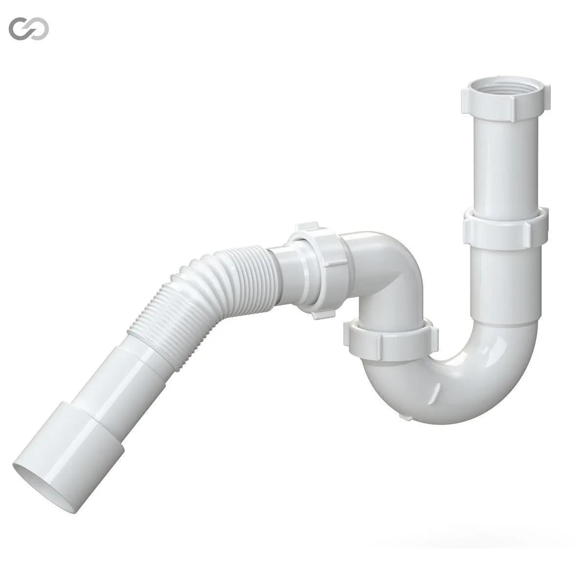 Сифон Soloplast Н0415 для мийки та раковини пластиковий, герметичний - 179586