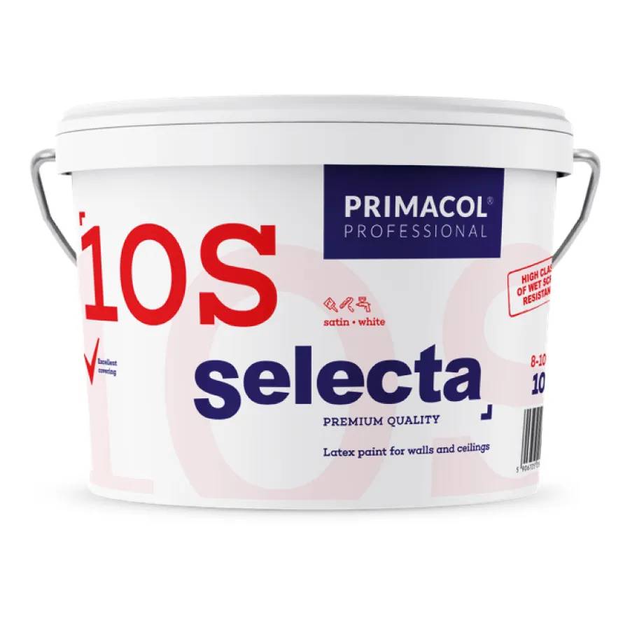 Латексна фарба для стін і стелі Selecta 10 Premium Quality Primacol Professional 1л - 179716