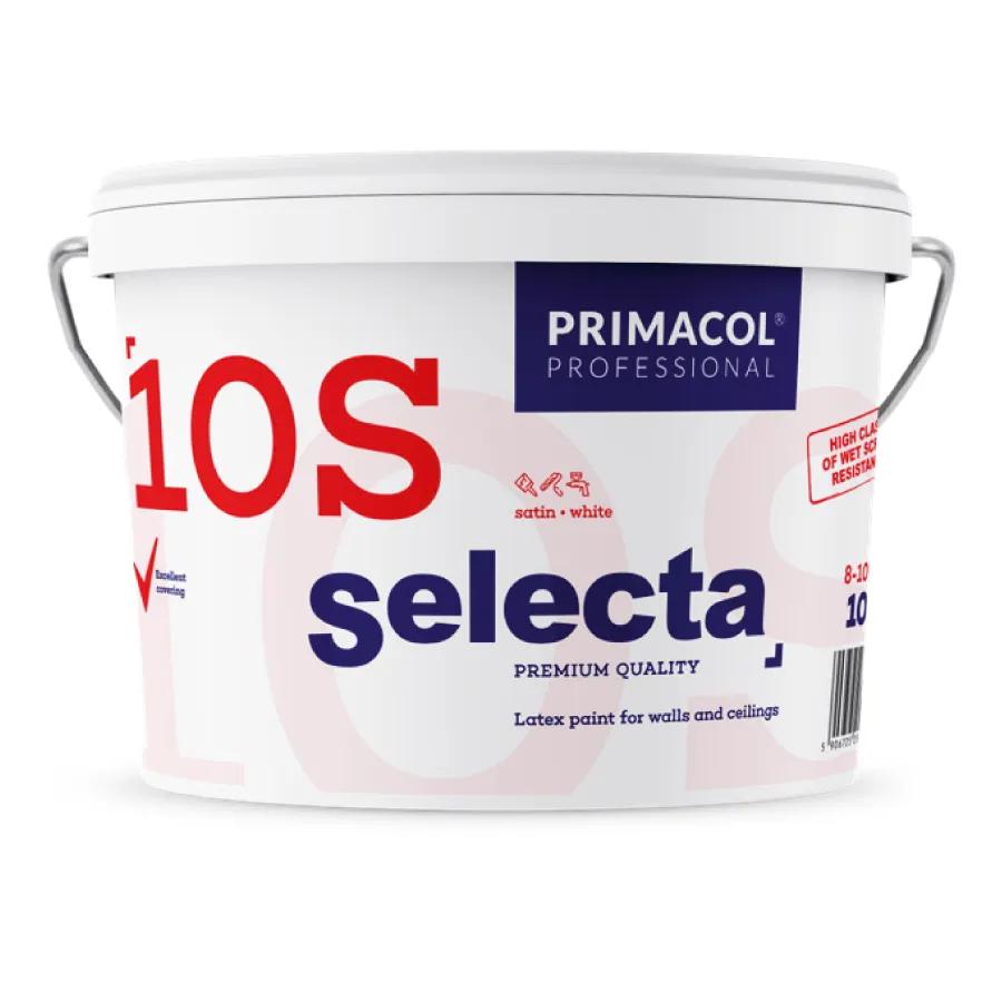 Латексна фарба для стін і стелі Selecta 10 Premium Quality Primacol Professional 5л - 179717