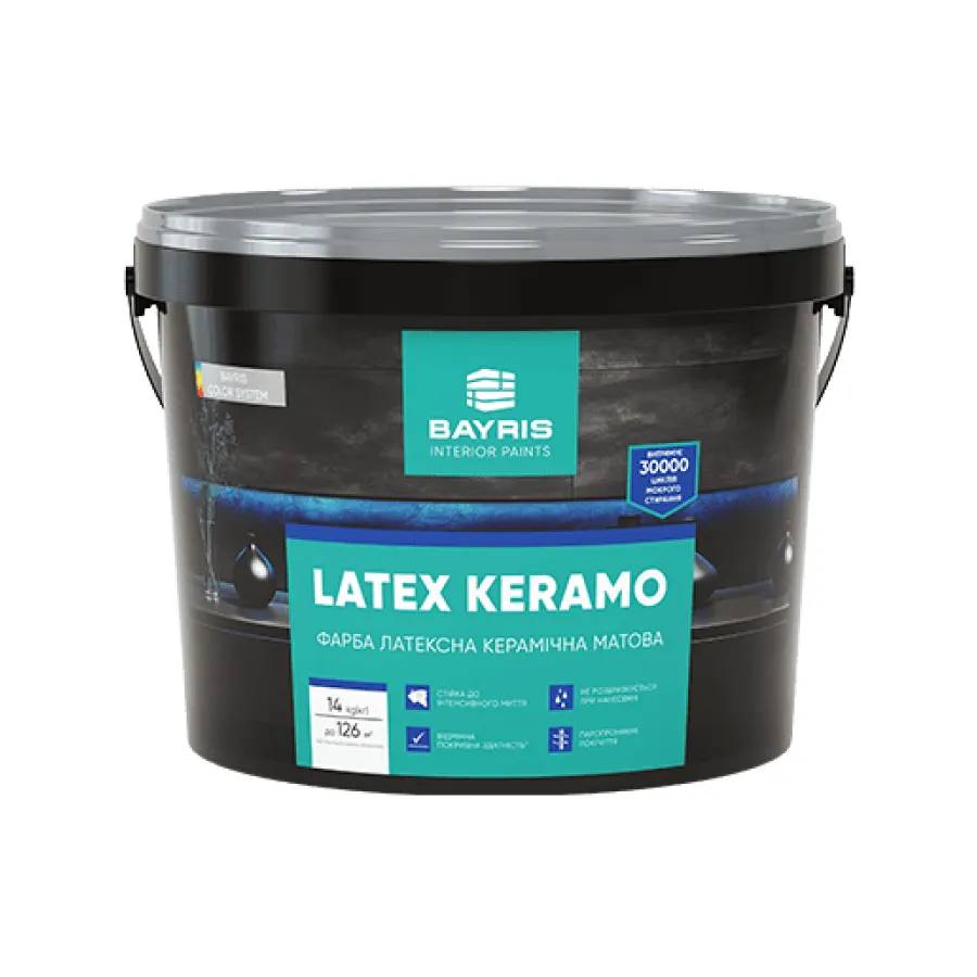 Керамічна латексна фарба для стін і стелі Latex Keramo Bayris 14 - 179727
