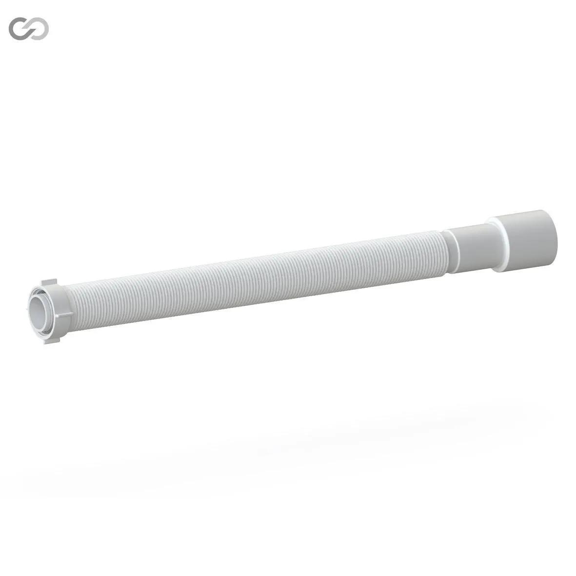 Гибкий складной отвод SoloPlast Г1235, 430–1250 мм, с гайкой - 180110