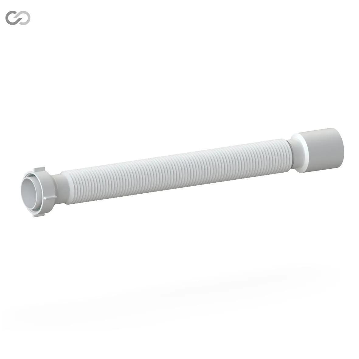 Гнучкий складний відвід SoloPlast Г0852, 300–800 мм, з гайкою - 608055295