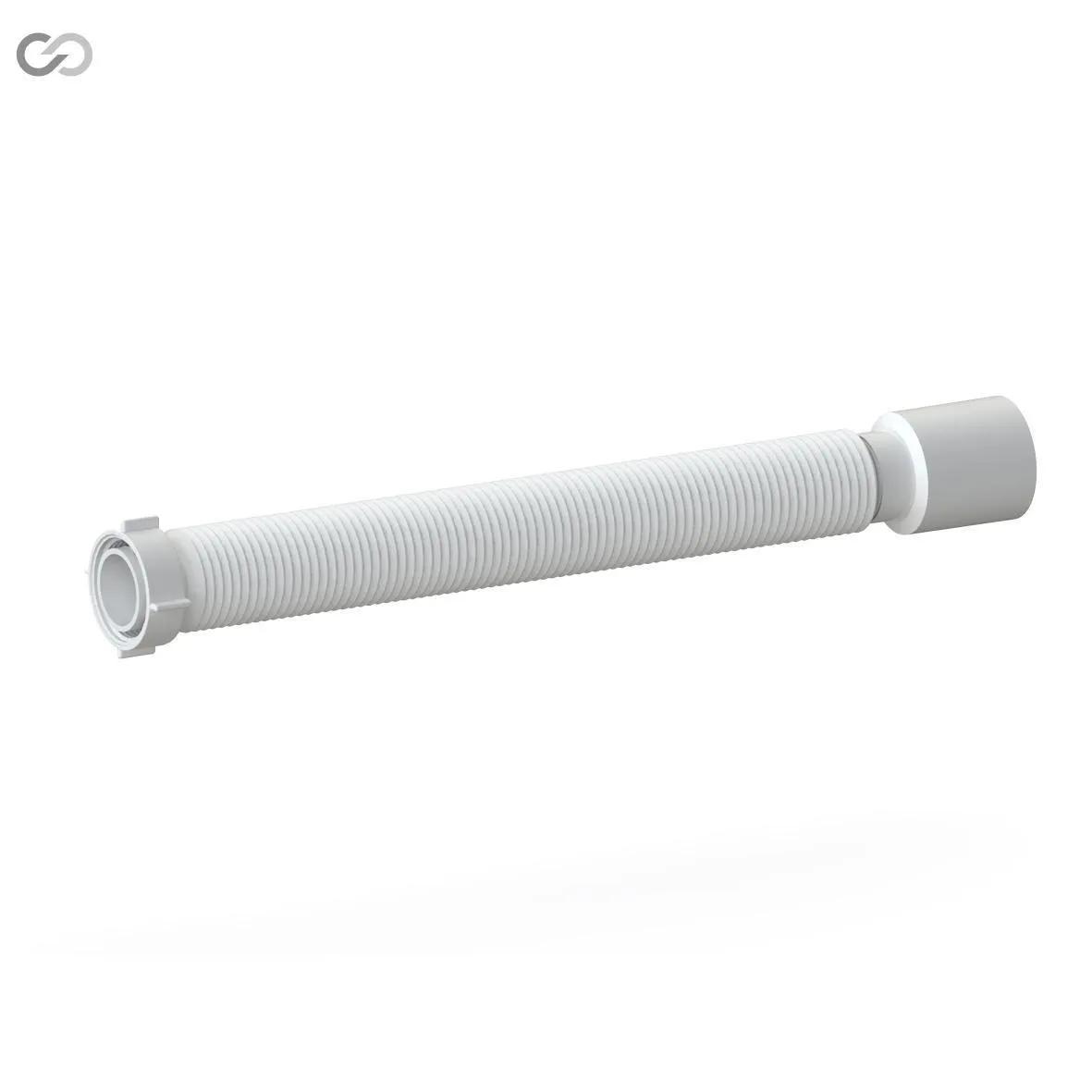 Гнучкий складний відвід SoloPlast Г0825.00, 50 мм, з гайкою G1¼"", 280–800 мм - 180122