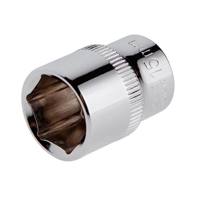 Головка шестигранная 3/8"", 15×20 мм, Cr-V, STORM - 184106