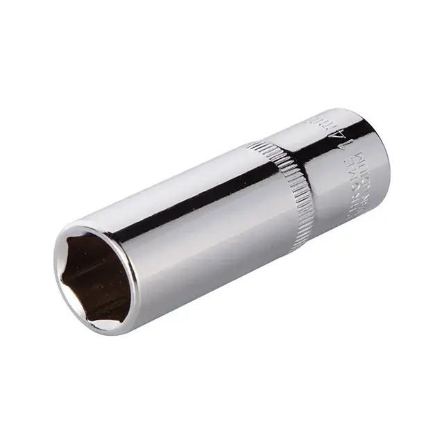 Головка шестигранная удлиненная 3/8"", 14×64 мм, Cr-V, STORM - 184124