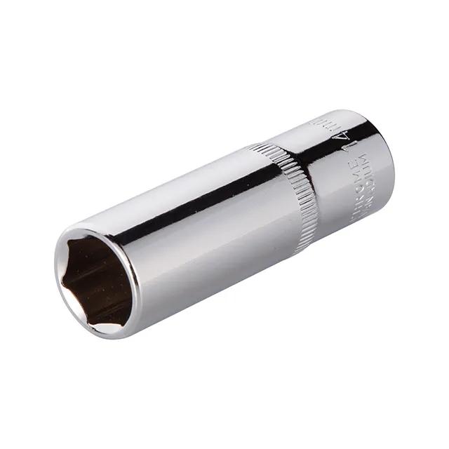 Головка шестигранная удлиненная 3/8"", 14×64 мм, Cr-V, STORM - 184124
