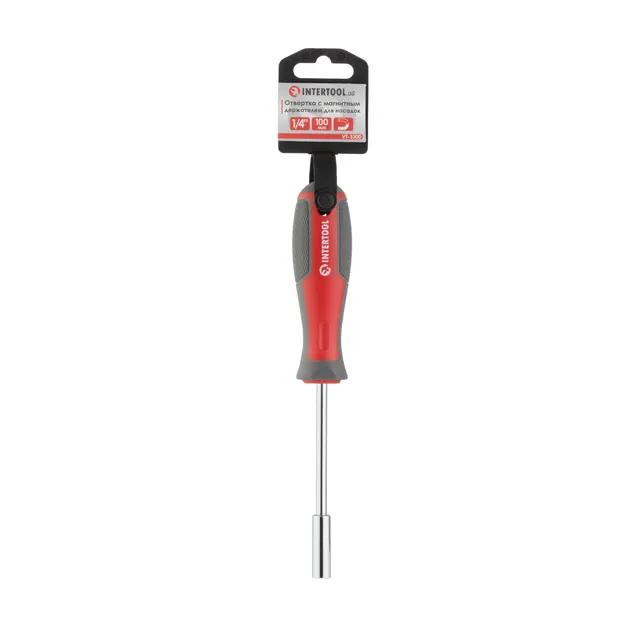 Викрутка з магнітним тримачем для насадок 1/4"", 100 мм, Cr-V - 185498