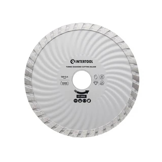 Диск відрізний алмазний Turbo, 125 мм, 16-18%, 12200 об/хв - 186203