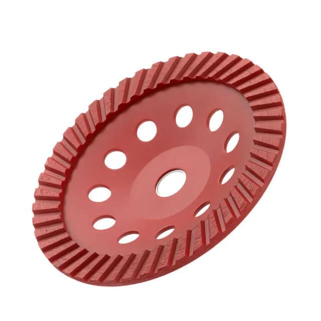 Фреза шлифовальная торцевая алмазная Turbo, 180×22,2 мм, 20-22%, 6900 об/мин - 186284