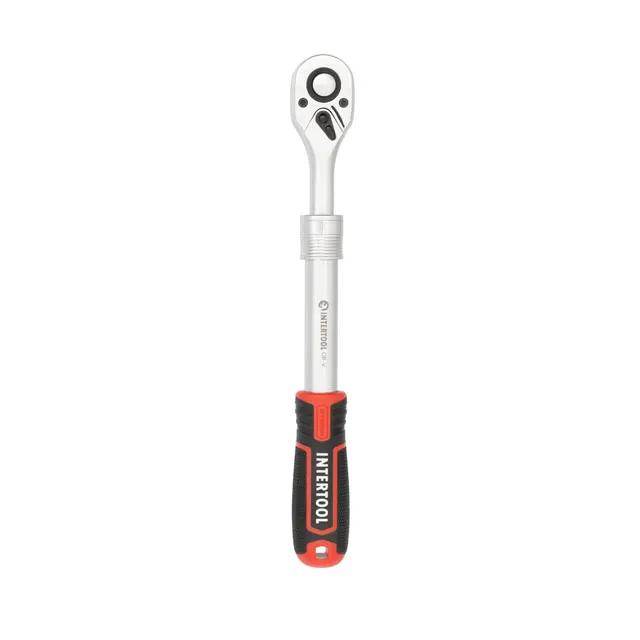 Рукоятка с храповым механизмом телескопическая, 72 зуба 1/2"", Cr-V STORM - 187505