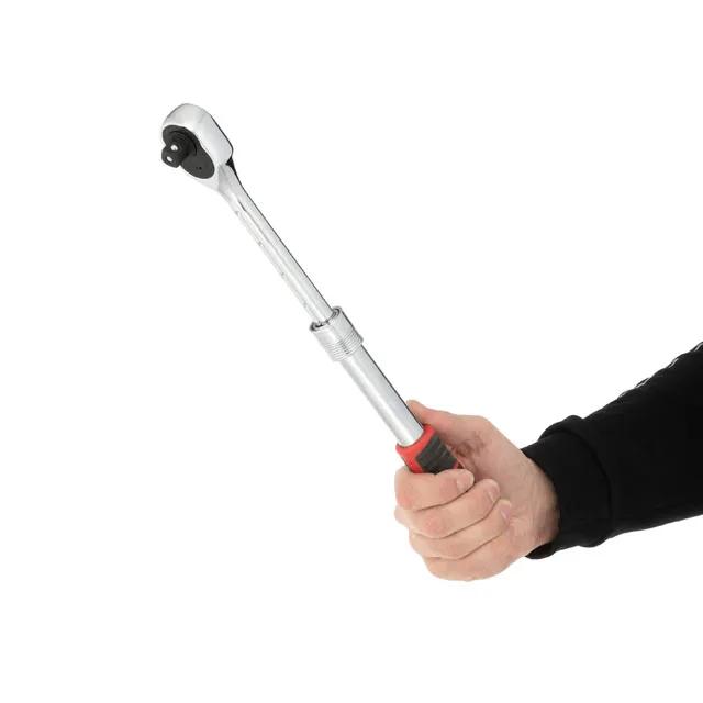 Рукоятка с храповым механизмом телескопическая, 72 зуба 1/2"", Cr-V STORM - 187508