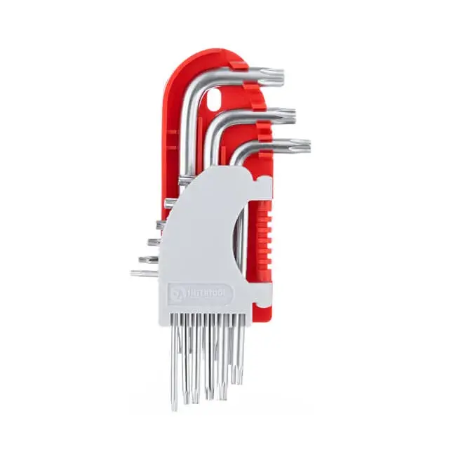 Набор Г-образных ключей TORX, 9 шт., Т10-Т50, S2, профессиональные - 191058