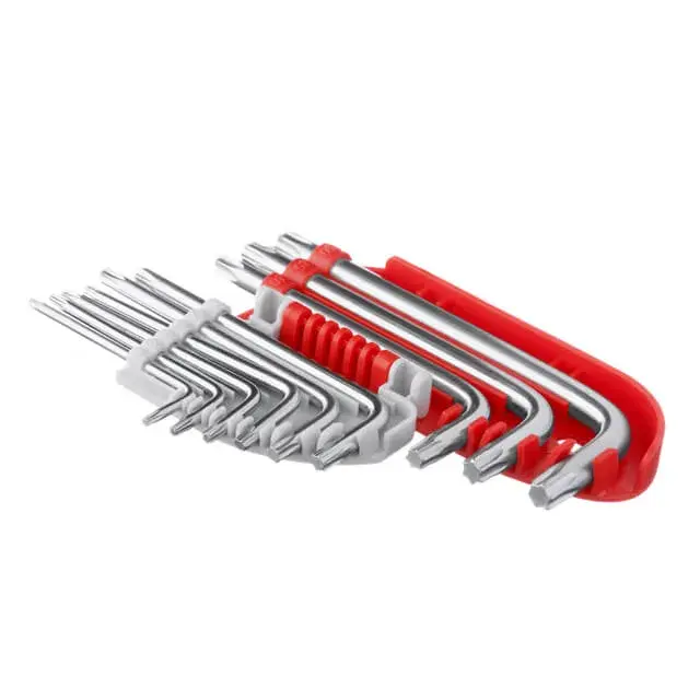 Набор Г-образных ключей TORX, 9 шт., Т10-Т50, S2, профессиональные - 191059