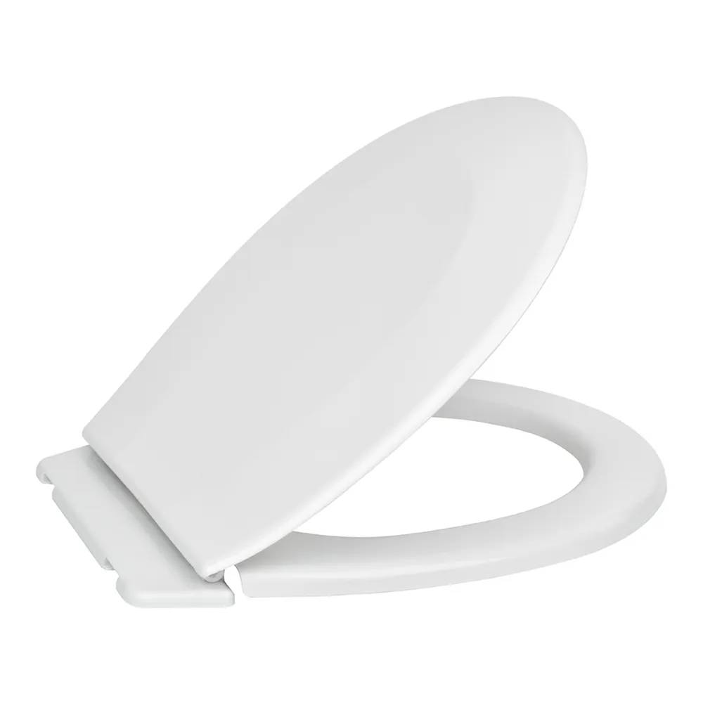 Сидіння кришка для унітаза SoloPlast з пластиковим кріпленням і планкою СП‑13, 357×414 мм - 191344