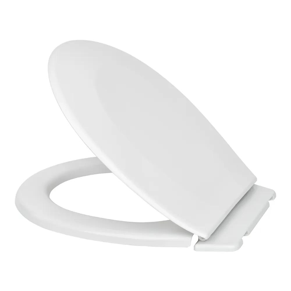 Сидіння кришка для унітаза SoloPlast з пластиковим кріпленням і планкою СП‑13, 357×414 мм - 191345