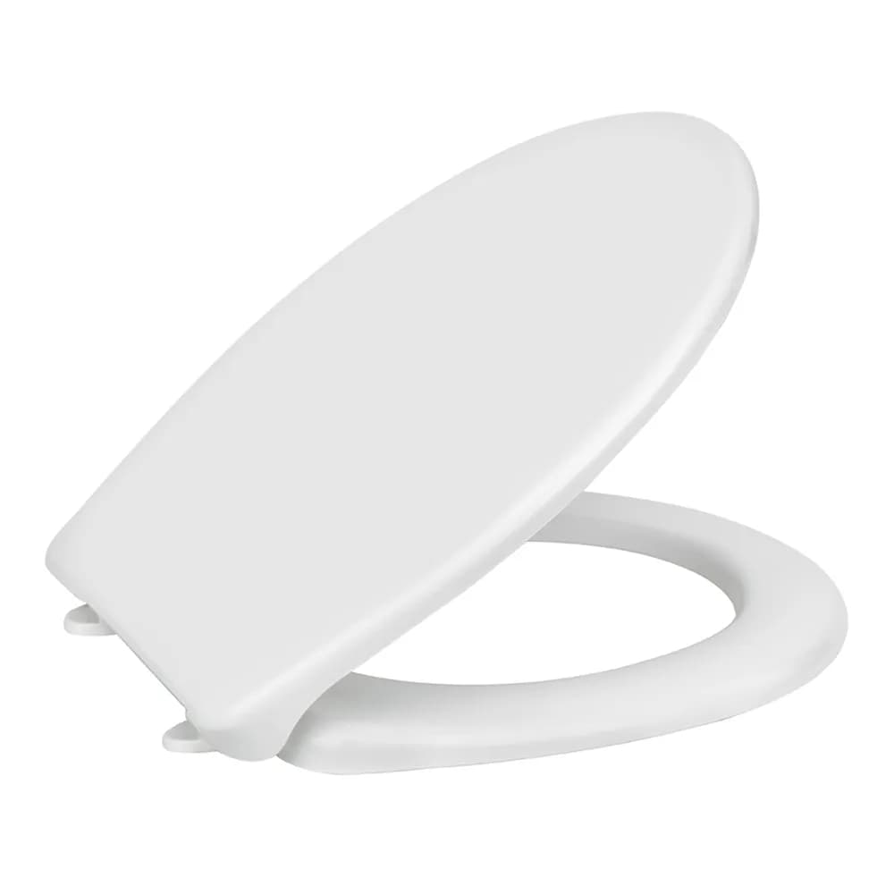 Сиденье для унитаза SoloPlast СП18 с крышкой и пластиковым креплением полипропилен - 495412148