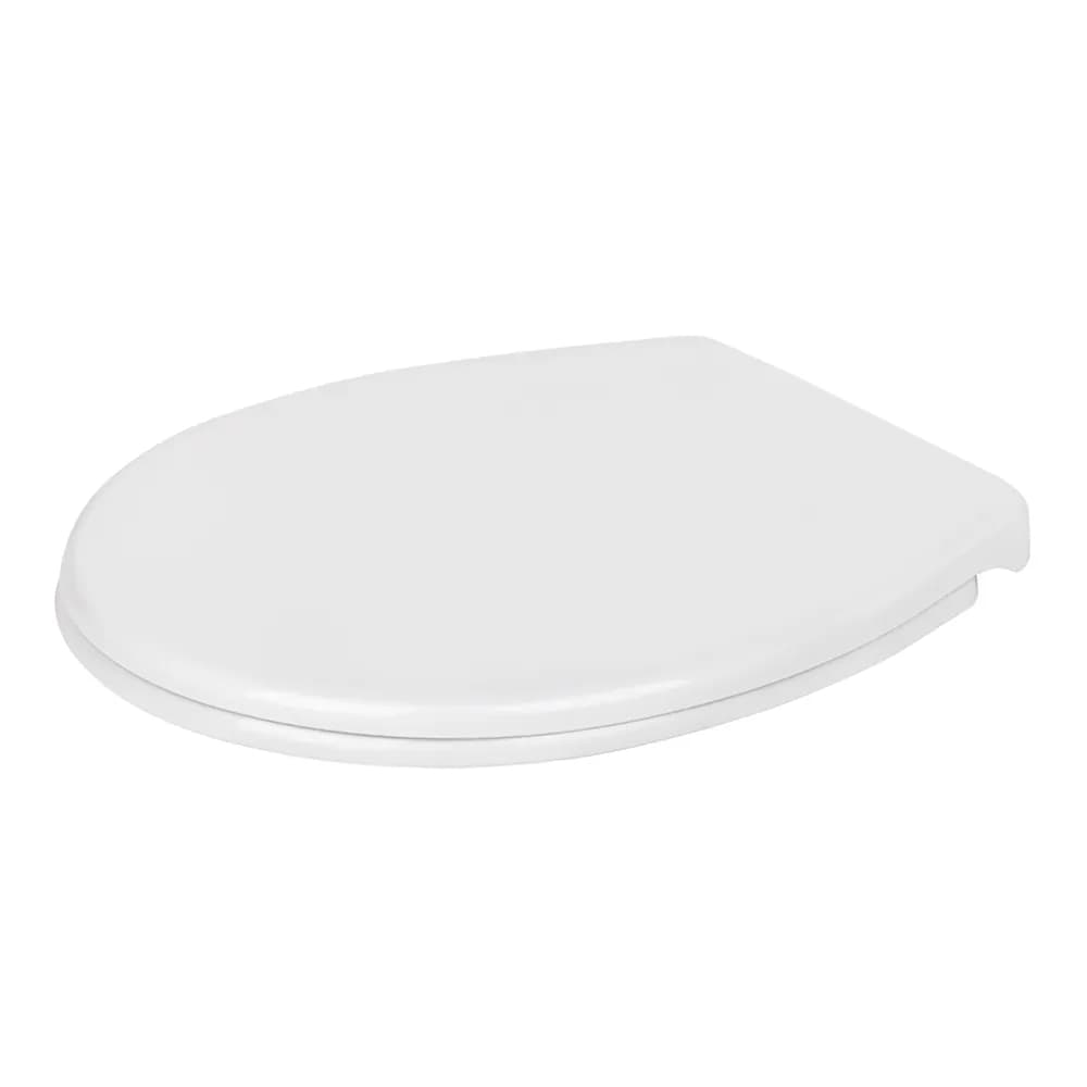 Сиденье для унитаза SoloPlast СП18 с крышкой и пластиковым креплением полипропилен - 495412148
