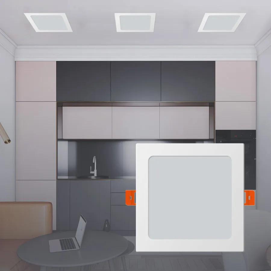 Світильник світлодіодний вбудований ELECTRUM QUADRO 15W 4000K (B-LD-1819) - 192230
