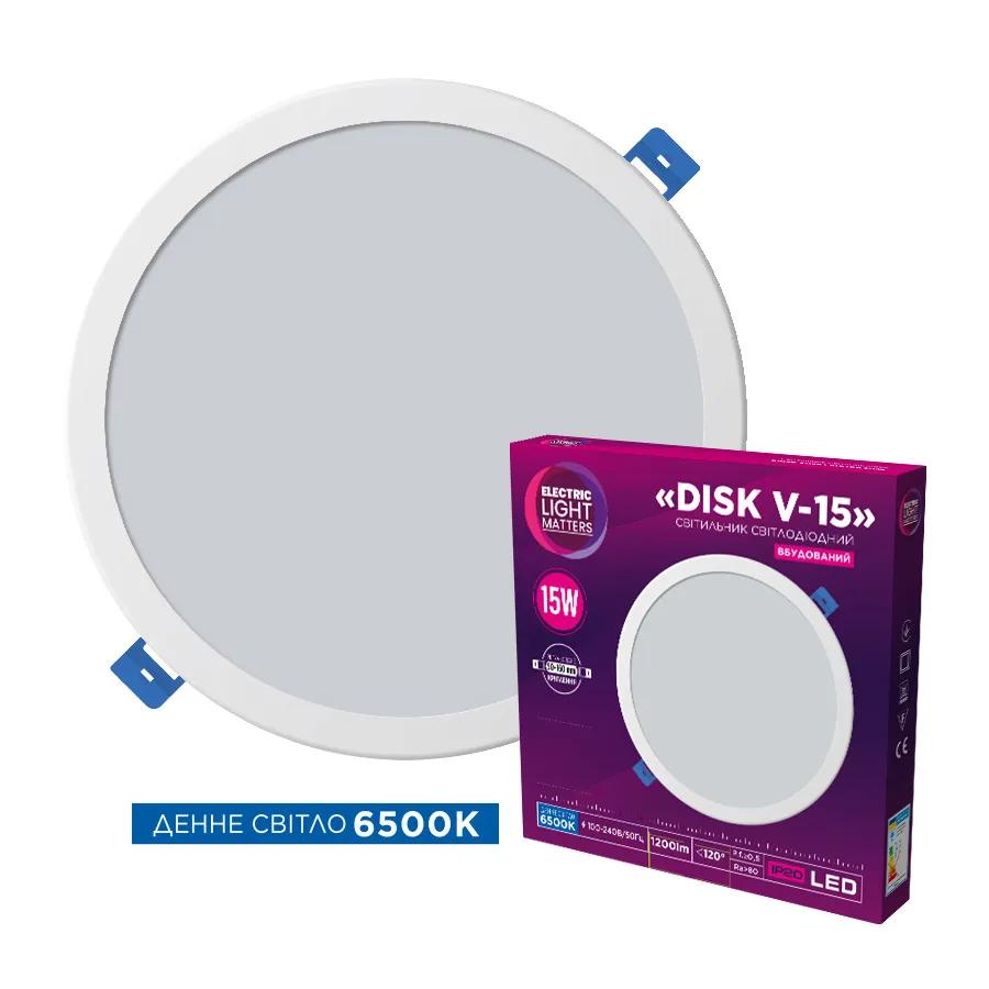 Світильник світлодіодний вбудований ELM Disk V 15W 6500K (26-0060) - 192246