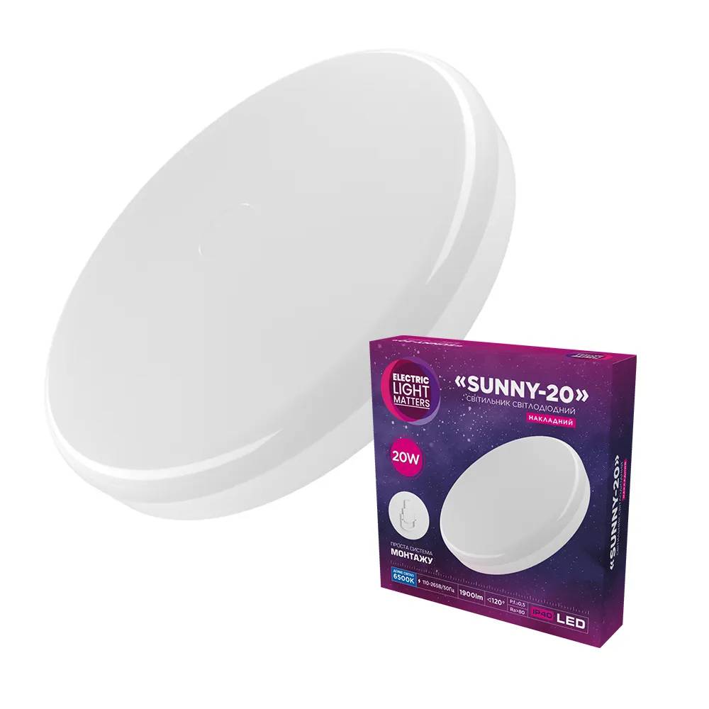 Світильник світлодіодний ELM SUNNY 20W 6500K (26-0076) - 192424