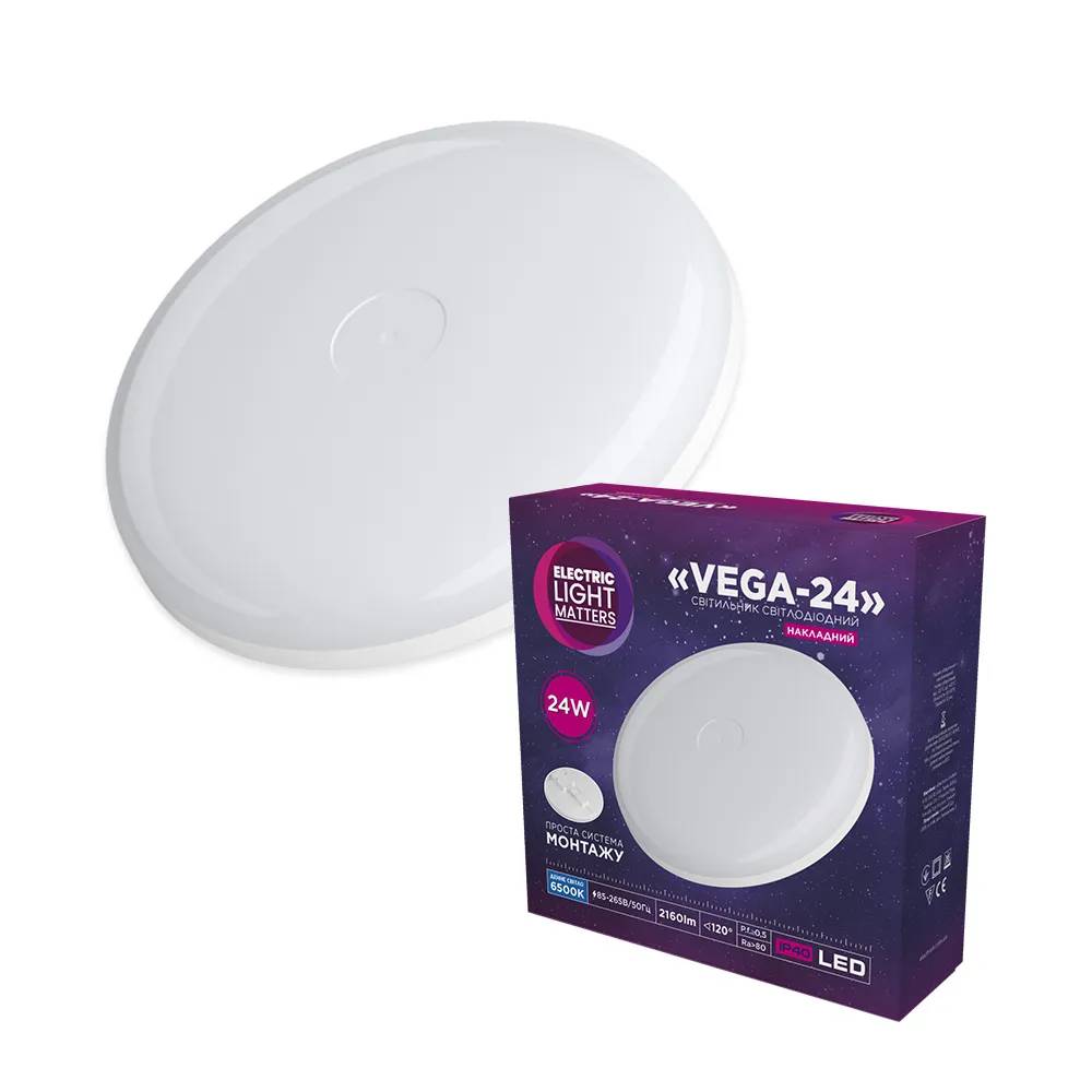 Світильник світлодіодний ELM VEGA 24W 6500K (26-0052) - 192442