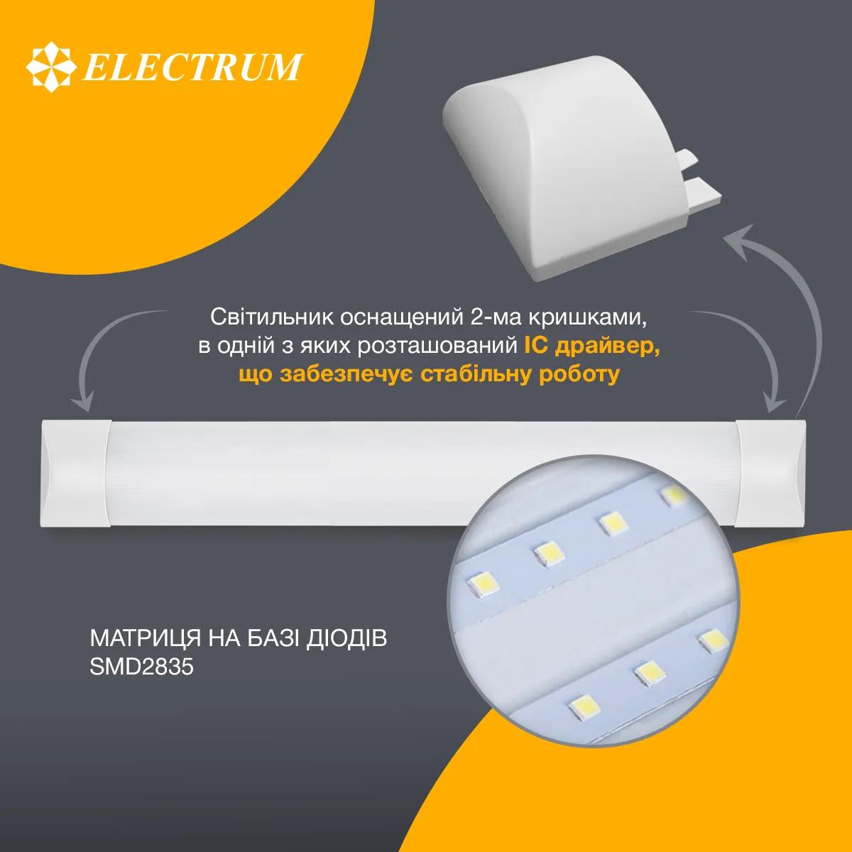 Світильник світлодіодний ELECTRUM Sonata 36W 6500K PC IP20 (B-LO-0909) - 192540