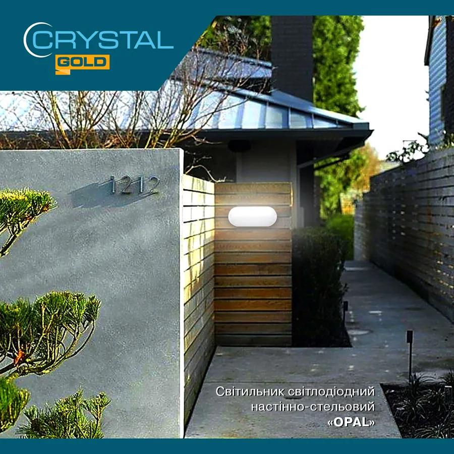 Світильник світлодіодний CRYSTAL GOLD OPAL 24W 6500K IP54 (DNL-032) - 192579