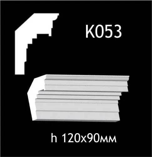 Карниз стельовий із гіпсу A7Studio К053 - 196964